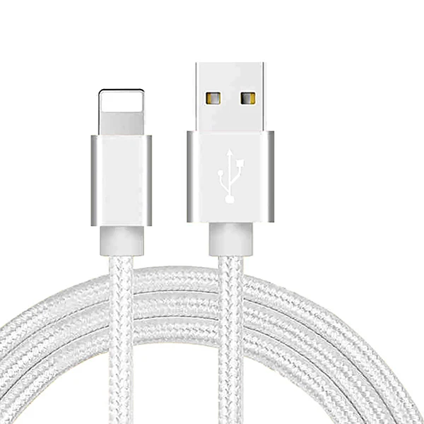 Silver Usb-кабель ACCEZZ для iPhone Xs Max Xr X 8 7 6 plus 6s 5S iPad MiNi, кабели для быстрой зарядки и зарядки мобильных телефонов - Цвет: Silver