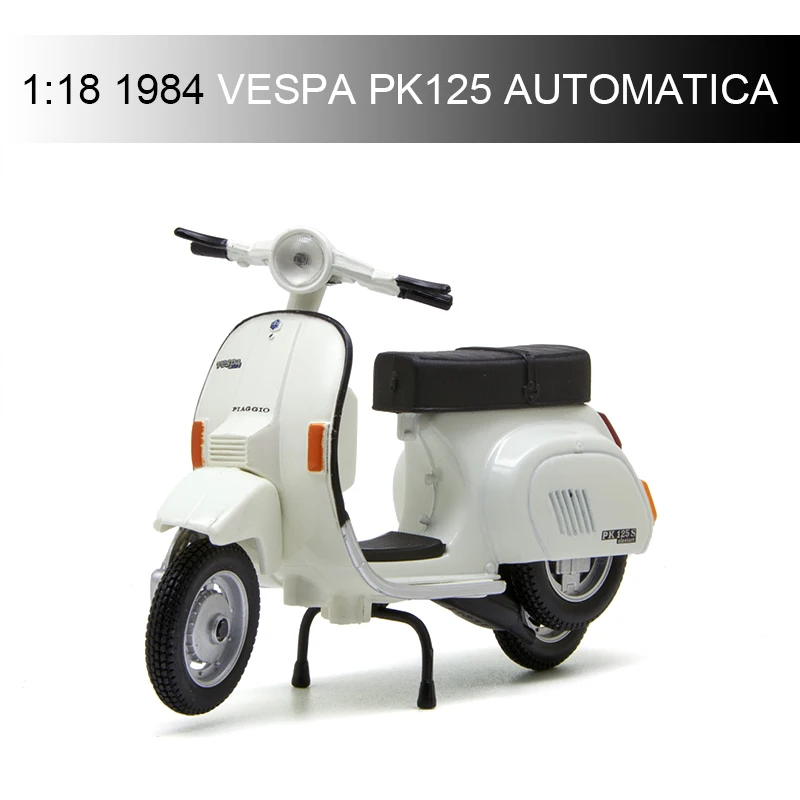 Автоматическая модель мотоцикла Maisto Piaggio 1984 VESPA PK125 1:18 велосипеда под давлением