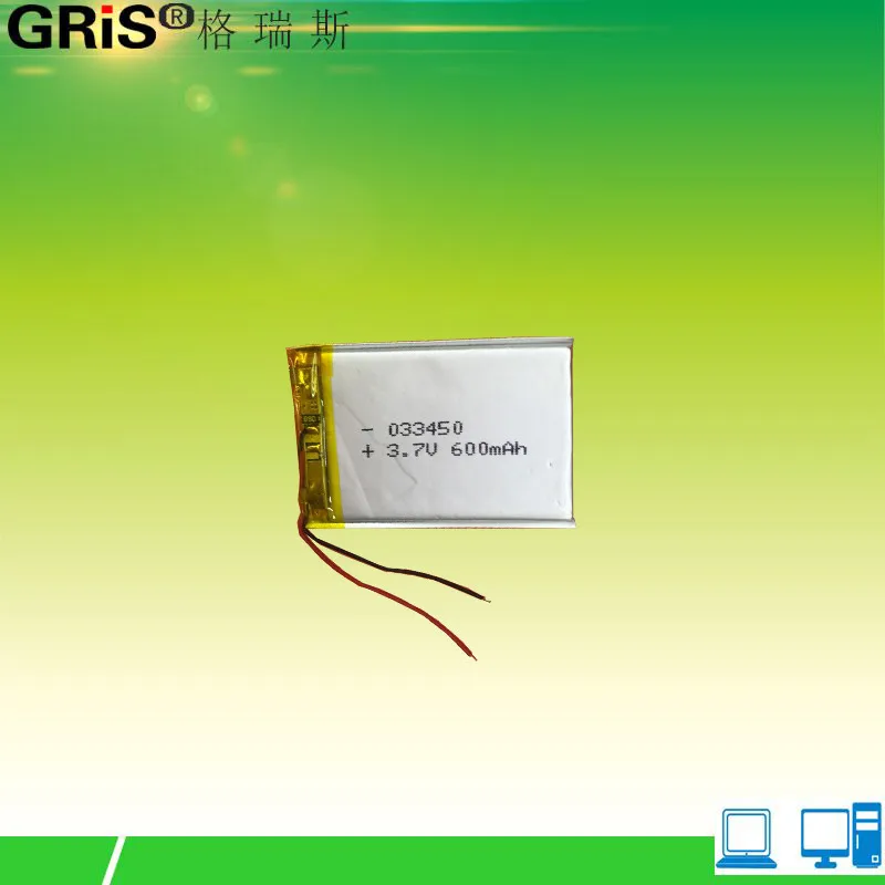 Новая горячая 3 7 V полимерная литиевая батарея 033450 303450 500MAH MP3 MP4 MP5 для M3 платы литий