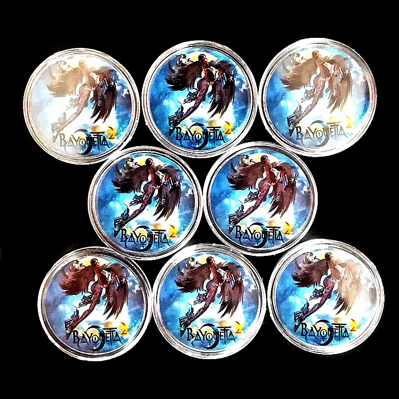 8 шт./компл. NFC карта для Amiibo Bayonetta 2 Игра коллекция монет Ntag215 тег NS переключатель "Сказка о джелда" Марио Кирби Kart Splatoon Diablo