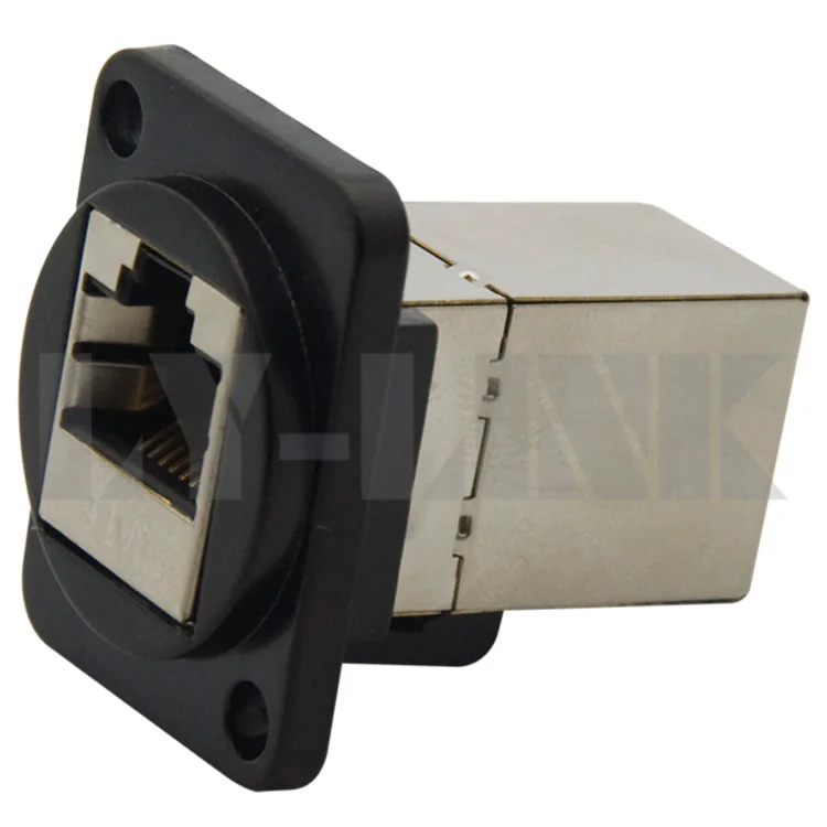 D тип металла CAT6 RJ45 с медным экраном