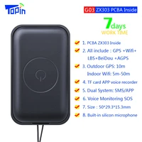 topin g03 mini gps tracker wifi lbs gps locator web app tracking voice recorder for children car vehicle gps locator gsm tracker