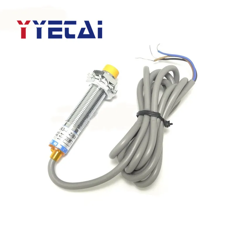 

YongYeTai Sensor proximity switch sensor switch three-wire DC NPN normally open LJ12A3-4-ZBX 24V12V free shipping
