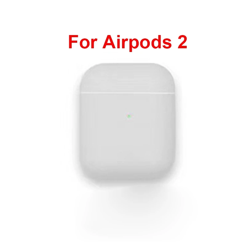 Силиконовый чехол Luquid для Airpods 1 2 Чехол Мягкий силиконовый резиновый полный защитный чехол для Airpods 1 2 чехол противоударный - Цвет: 2nd White