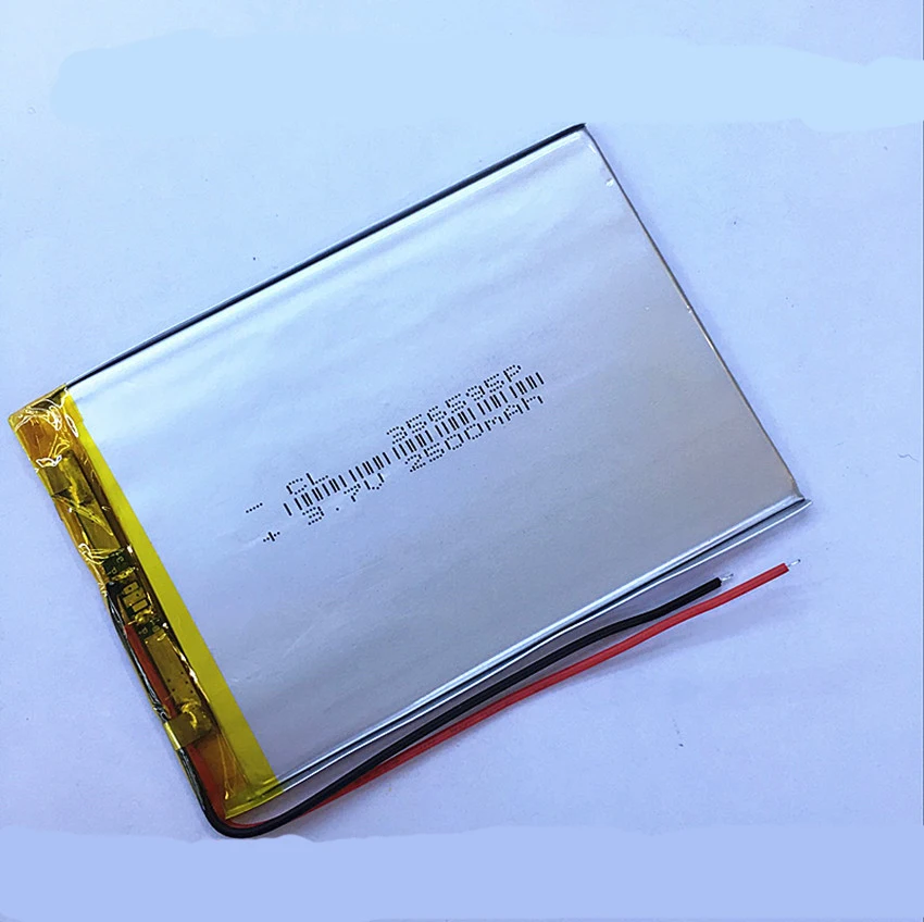 

Dinto 1pc 2500mAh 3.7V 356595 Tablet Li-ion Lithium Polymer Battery Rechargeable Li-po Battteries for PDA MID Tablet PC DVR