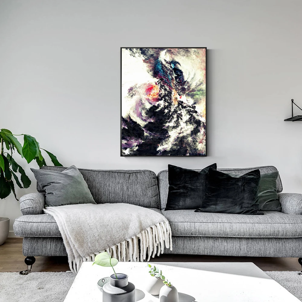 Абстрактные облака холст картины поп арт печать современные фотообои постеры и