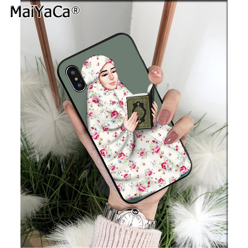 MaiYaCa исламский мусульманский хиджаби для девочек мягкий ТПУ чехол телефона iPhone X