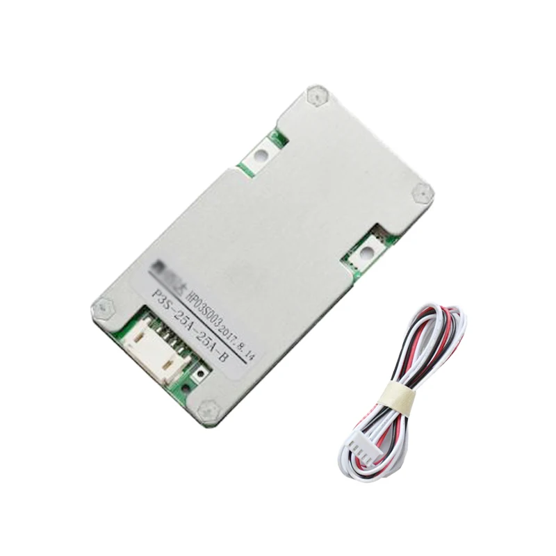 3S 15A 20A 25A 12V литиевая Защитная плата BMS PCM PCB Li Ion Lipo 3 7 V Cell Pack с функцией балансировки