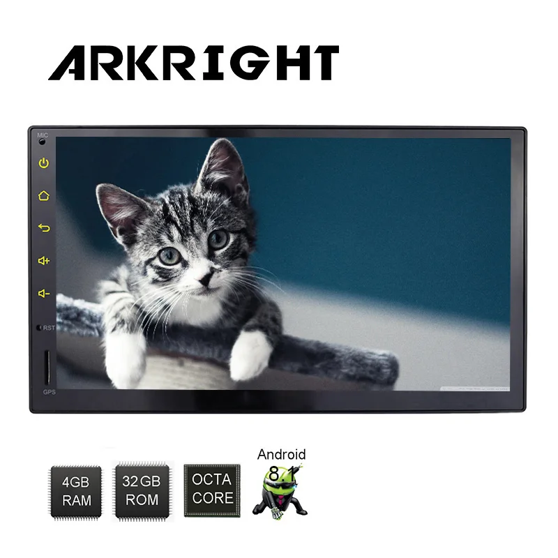 7 &quot2din DSP Универсальное автомобильное радио 2 ГБ + 32 Гб Wifi gps Bluetooth DVR Andriod 8 1 Carplay