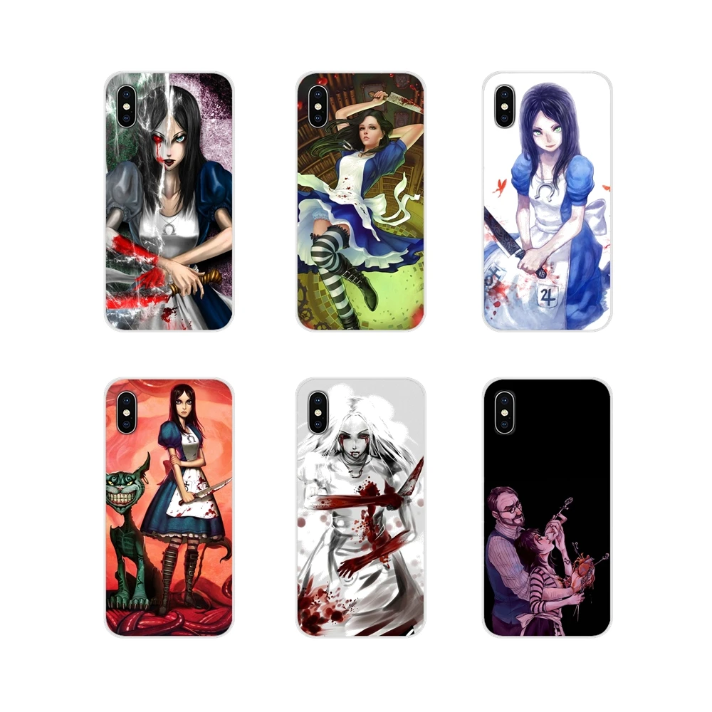 Для Apple iPhone X XR XS MAX 4 4S 5 5S 5C SE 6 6S 7 8 Plus ipod touch Alice Madness Return аксессуары чехлы для