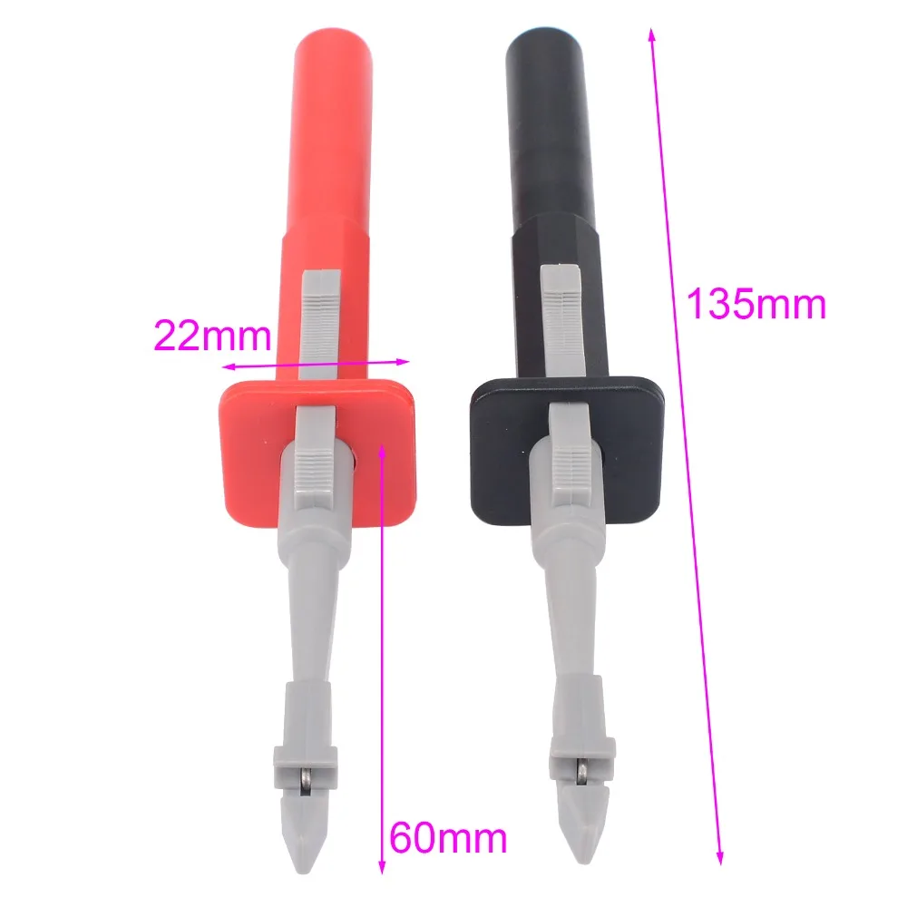 2pcs Safety Test Clip Car Insulation Piercing Probes Nickel Plated Surface Circuit For Detection | Инструменты