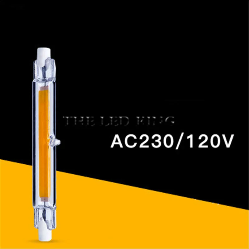 1x диммируемая Светодиодная лампа COB R7S 30 Вт 50 78 мм светодиодный светодиодная