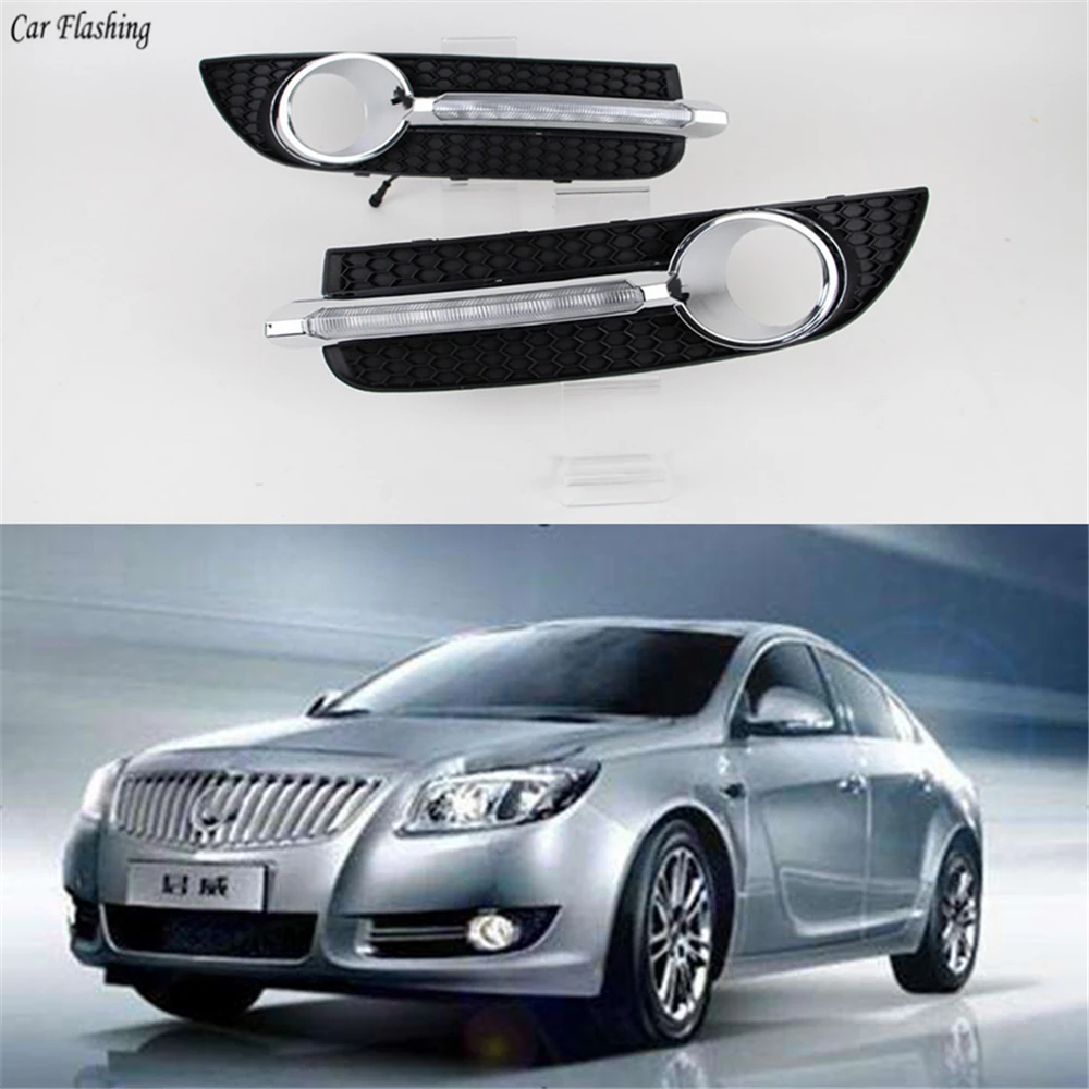 Автомобильная проблесковая 1 комплект для Opel Buick Regal 2009 2010 2011 2012 2013 DRL