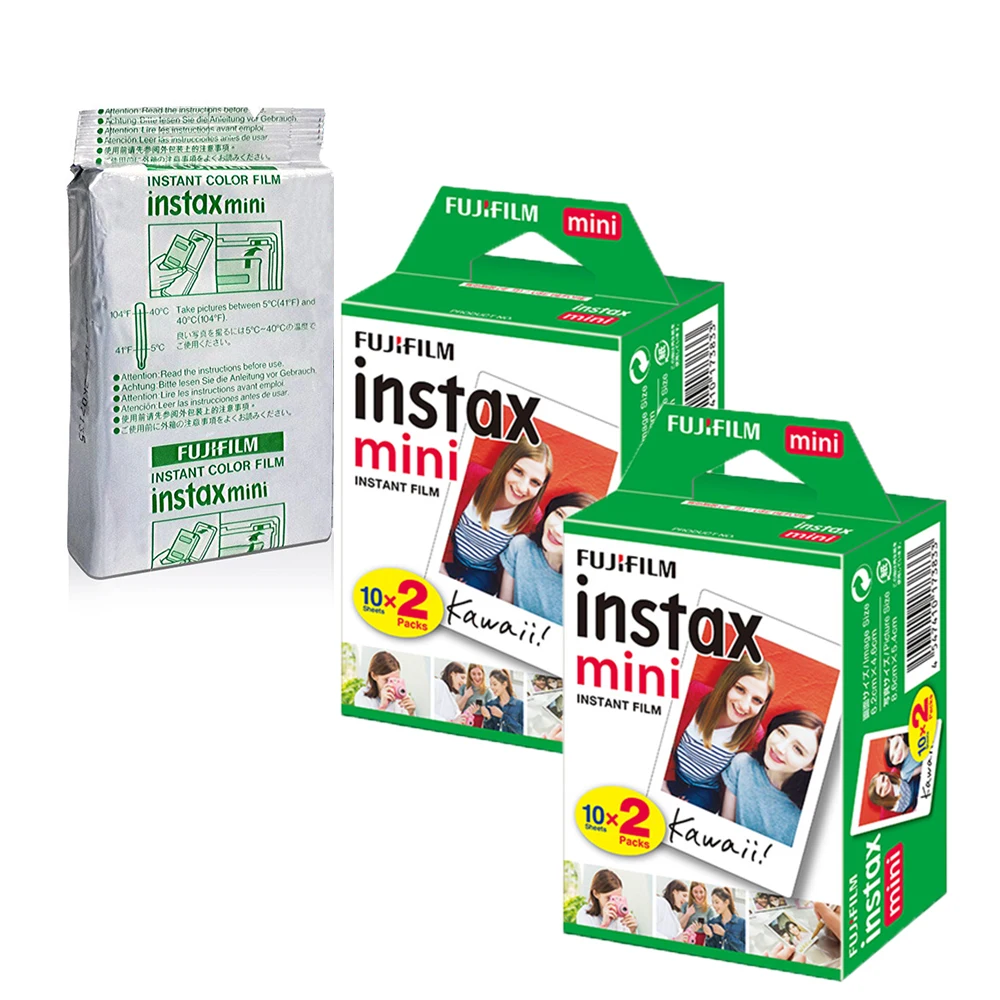 50 листов белая пленка Fujifilm Instax Mini 8 + Бесплатный подарок один альбом и 2 ручки для