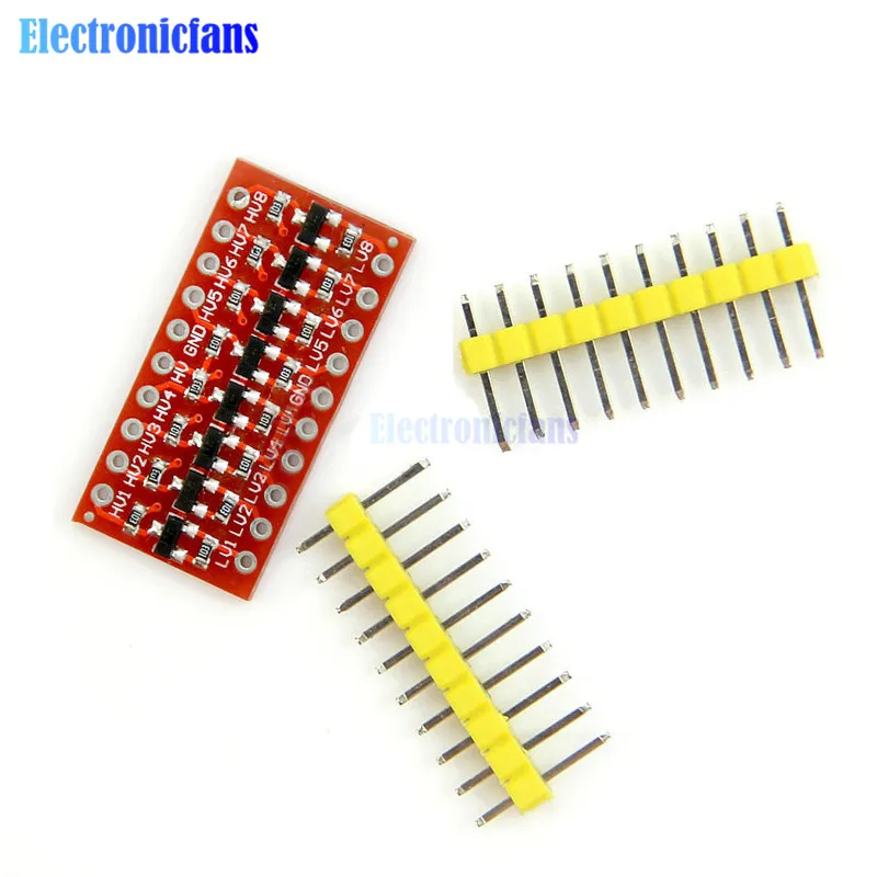 8 канальный I2C IIC модуль преобразователя логического уровня двунаправленный
