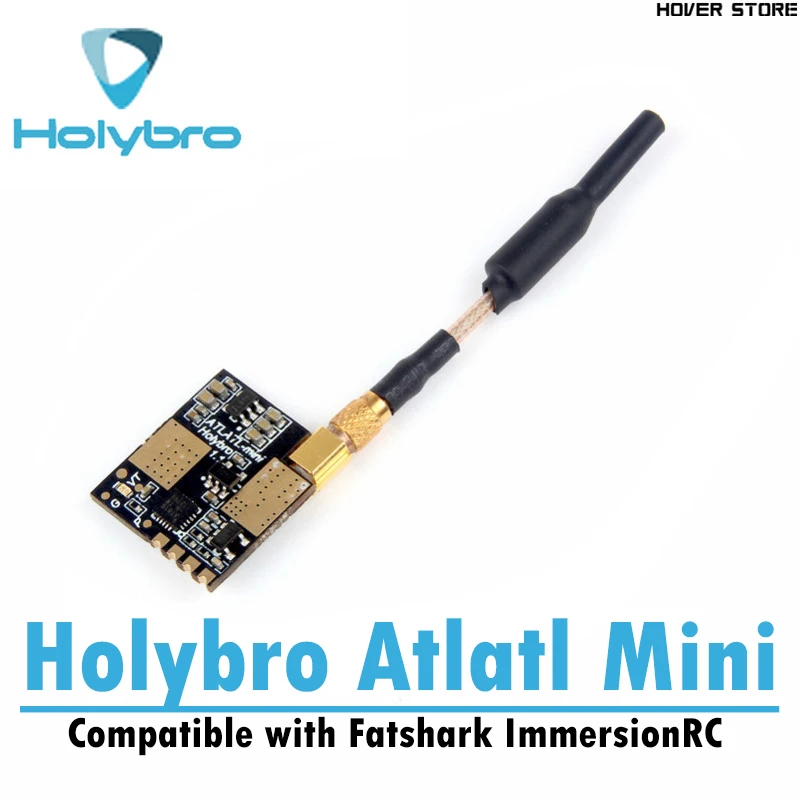 Передатчик для видеосъемки holybroo Atlatl Mini 5 8G VTX 40CH 25 100 мВт с миниатюрной антенной MMCX