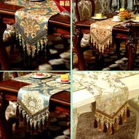 high grade luxury hand made silk jacquard table runner table mat european table flag tablecloth royal family table supplies d