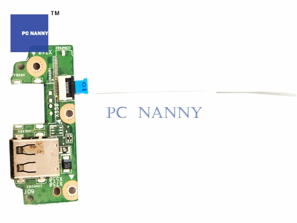 ПК няня Подлинная для Asus X550D X550DP X550ZE X550Z USB плата 69N0PPB10A01 питания кабель работает|usb
