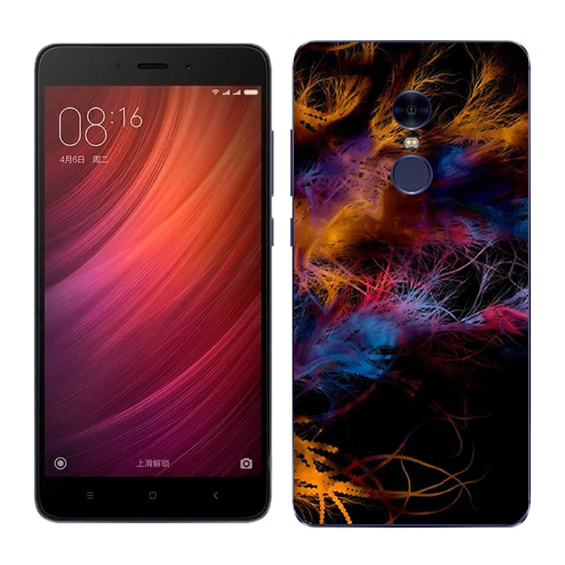 Чехол для Xiaomi Redmi Note 4 Note4 силиконовый чехол с рисунком Scape задняя крышка телефона