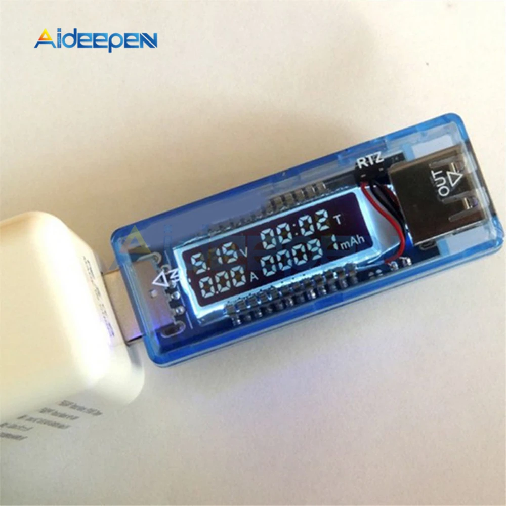 Цифровой USB-тестер вольтметр диагностический прибор для внешнего аккумулятора