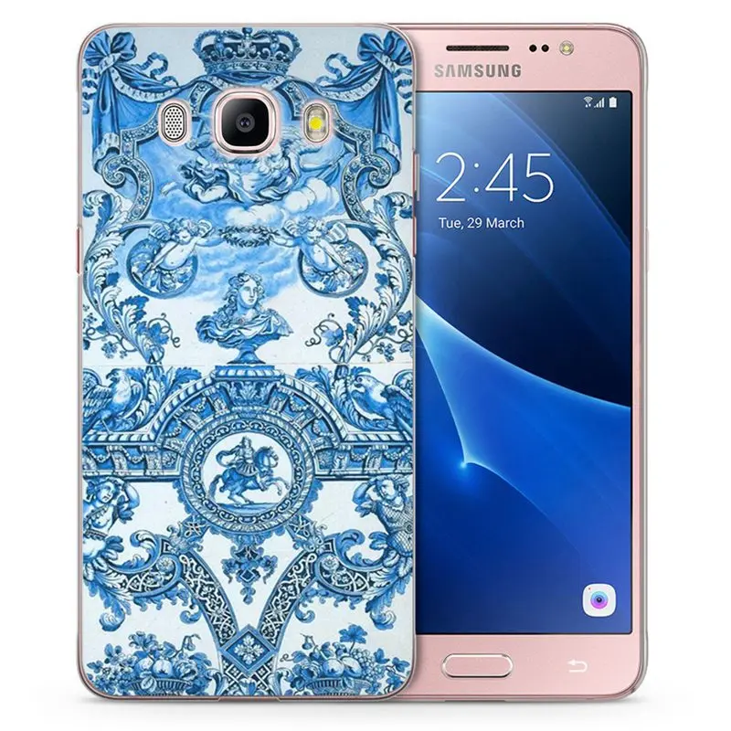 Для Samsung Galaxy A3 A5 2016 2017 A300 A320F A510 A520F Note 8 силиконовый мягкий ТПУ чехол с цветочным
