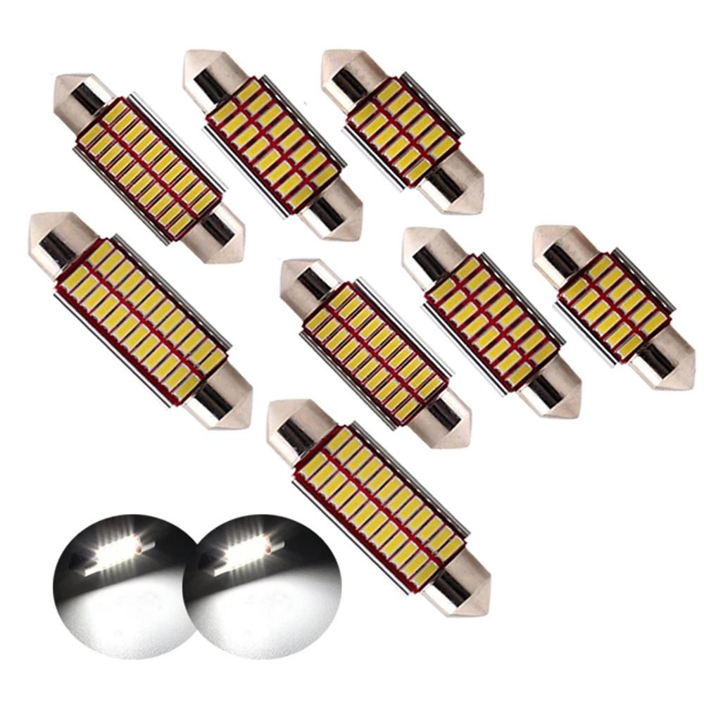 YSY 4X Festoon 12SMD 4014 светодиодные лампы c5w c10w 31 мм 36 39 41 автомобильные купольные для