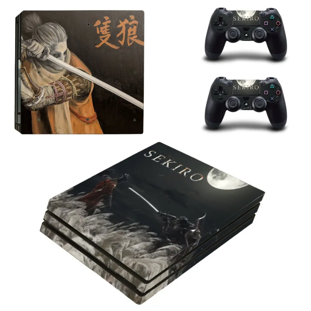 Sekiro Shadows Die Twice PS4 Pro наклейка на кожу Виниловая для консоли Playstation 4 и 2 контроллера |