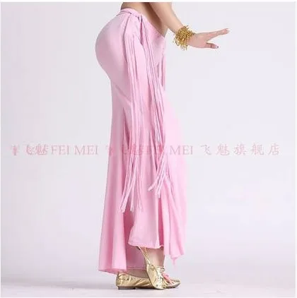 Новые костюмы для танца живота хлопковый пояс брюки женщин | Тематическая одежда