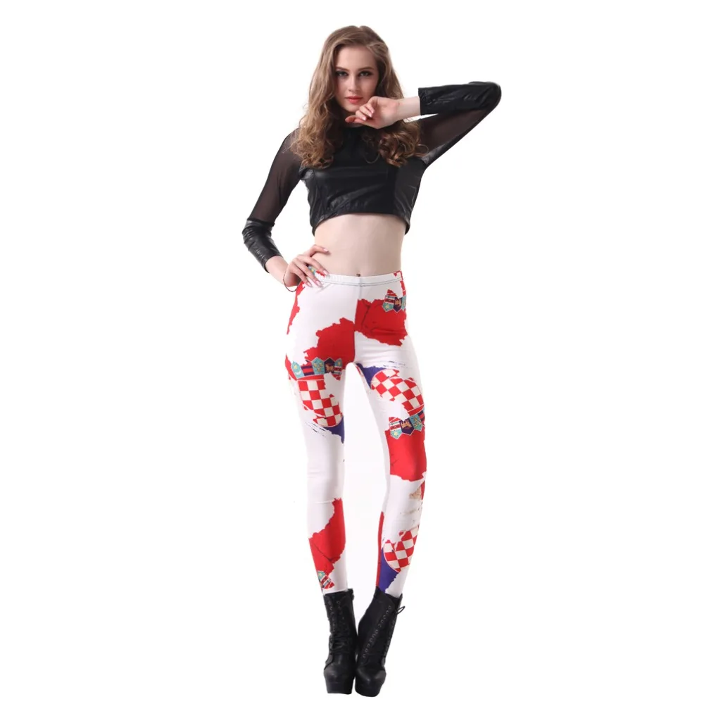 Эластичные повседневные штаны женские леггинсы с 3D Цифровым принтом в виде