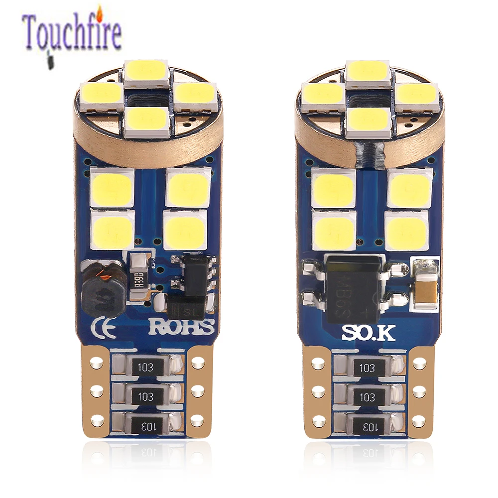 2 шт. автомобильные лампы Canbus T10 W5W 194 3030SMD 12 светодиодов|Сигнальная лампа| |