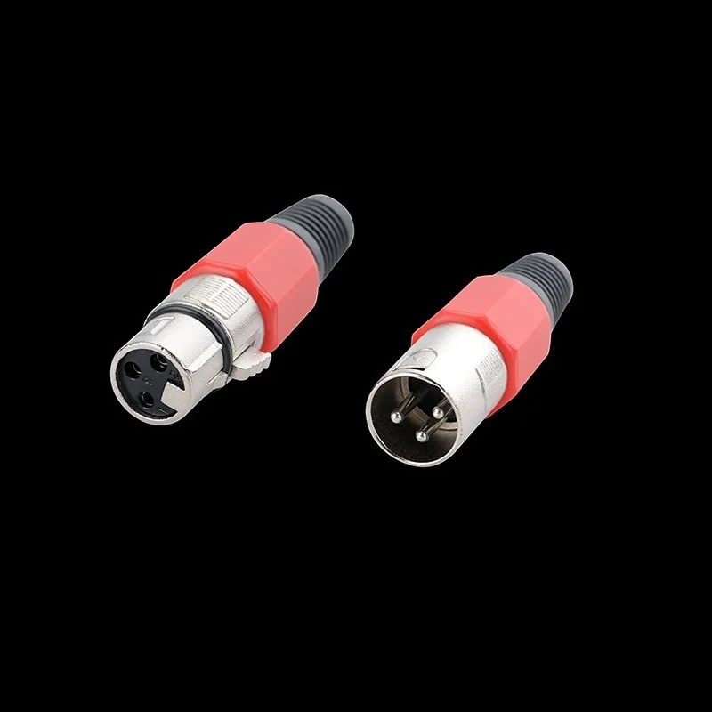 Трехъядерный разъем XLR 3-контактный микрофон аудио кабель штекер Терминал