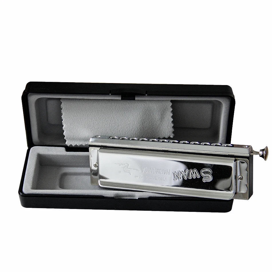 Лебедь SW1248 C Ключ 12 отверстий 48 тонов Хроматическая гармоника|harmonica 64|harmonica