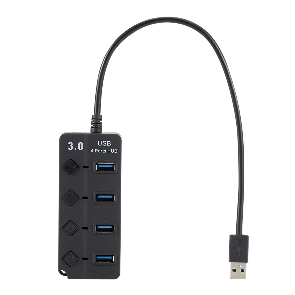 Высокоскоростной usb концентратор 3 0 разветвитель 4 порта с переключателями