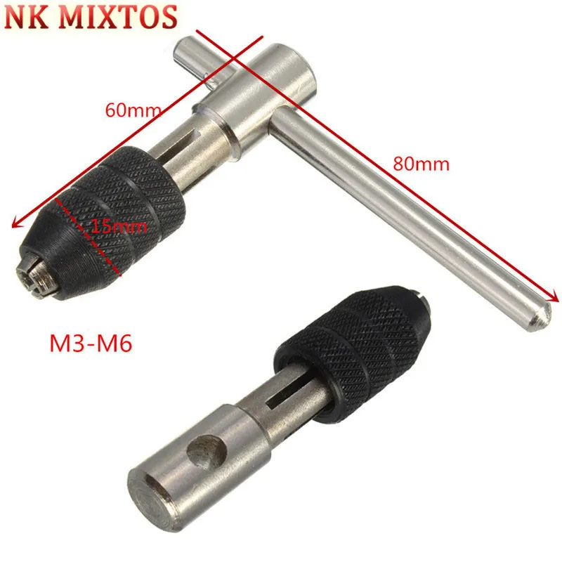 NK MIXTOS 1/8 &quot-1/4&quot Т-образная рукоятка гаечный ключ патрон тип M3-M6 винтовой