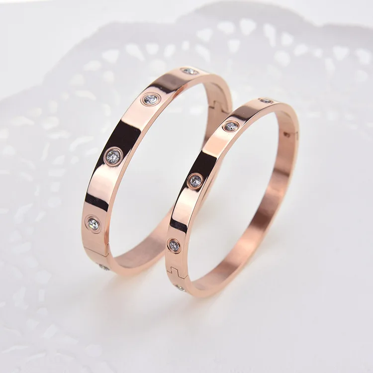 Женский браслет Martick в европейском стиле черный/золотой цвет модель M9|women bangles|bangles