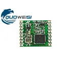 Беспроводной модуль приемопередатчика RFM69HC, RFM69H, CW, FSK, SX1231, 433, 915, 16*16 мм