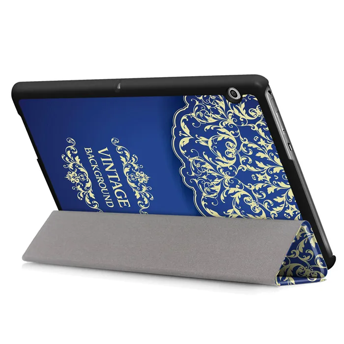 Чехол-подставка из искусственной кожи для huawei Mediapad T3 10 10,0 AGS-L09 AGS-L03 9,6 дюймов планшет+ 2 шт защита экрана