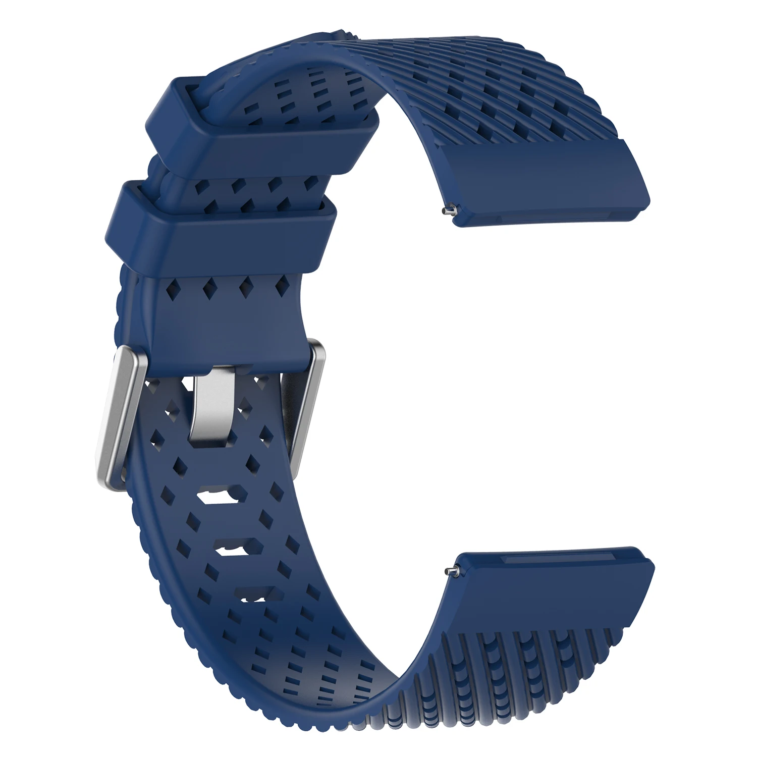 Темно-синий Soft Silicone For Fitbit Versa Bracelet Replacement Sport Wristband Watch Band Accessories Strap Watchband For Fitbit versa lite - Цвет: Темно-синий