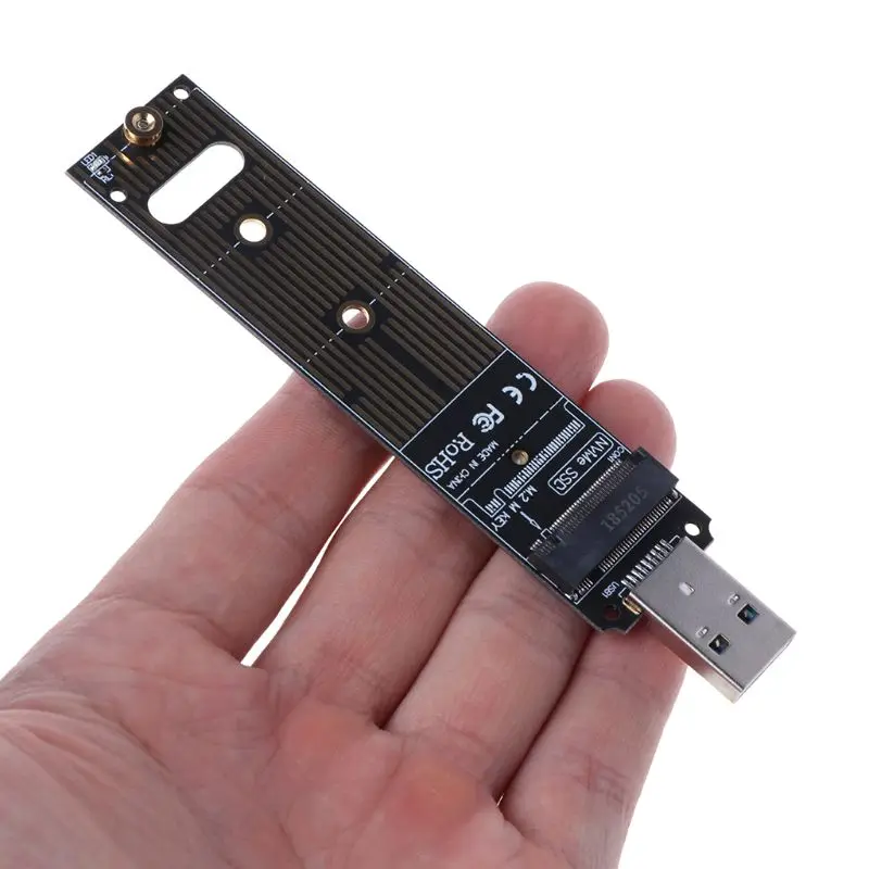 Портативный высокопроизводительный адаптер NVME к USB M.2 SSD карте Type A 3 1 Gen 2 чип моста