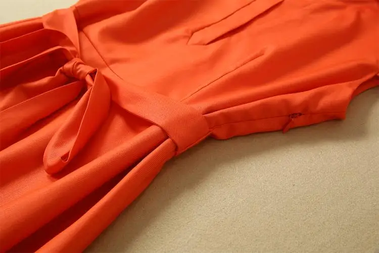 European Style 2019 Summer Runway Clothes Turn Down Collar Short Sleeve Solid Long Dress Empire Sashes Sexy Slit Women Dresses Женская