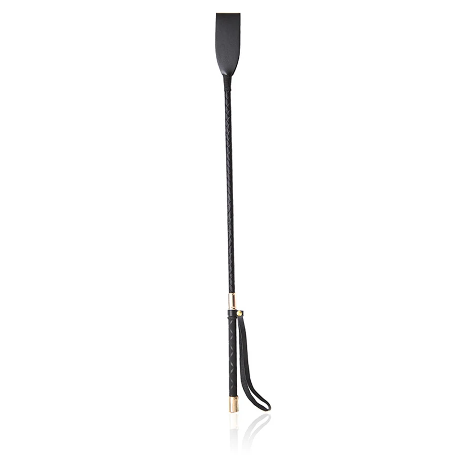 Длинные Жокейские кроп прямой кожаный мягкий захват ручка Flogger конные гонки