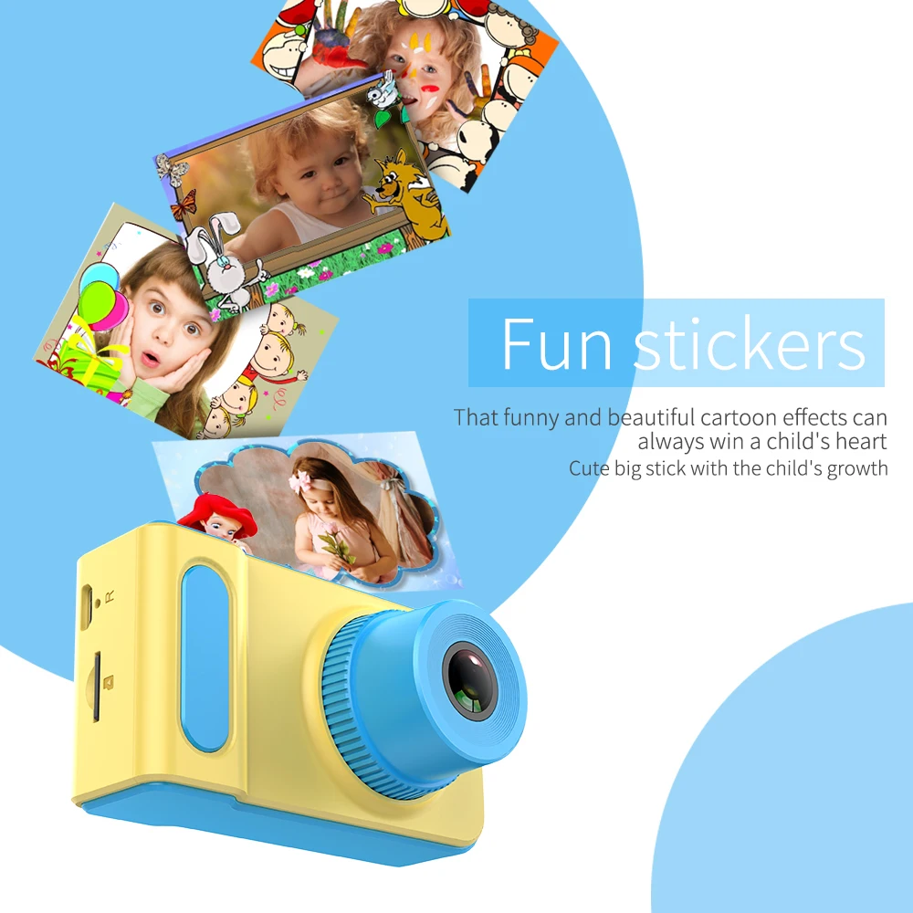 Детская Мини Милая цифровая камера для фотосъемки 1080P детские развивающие
