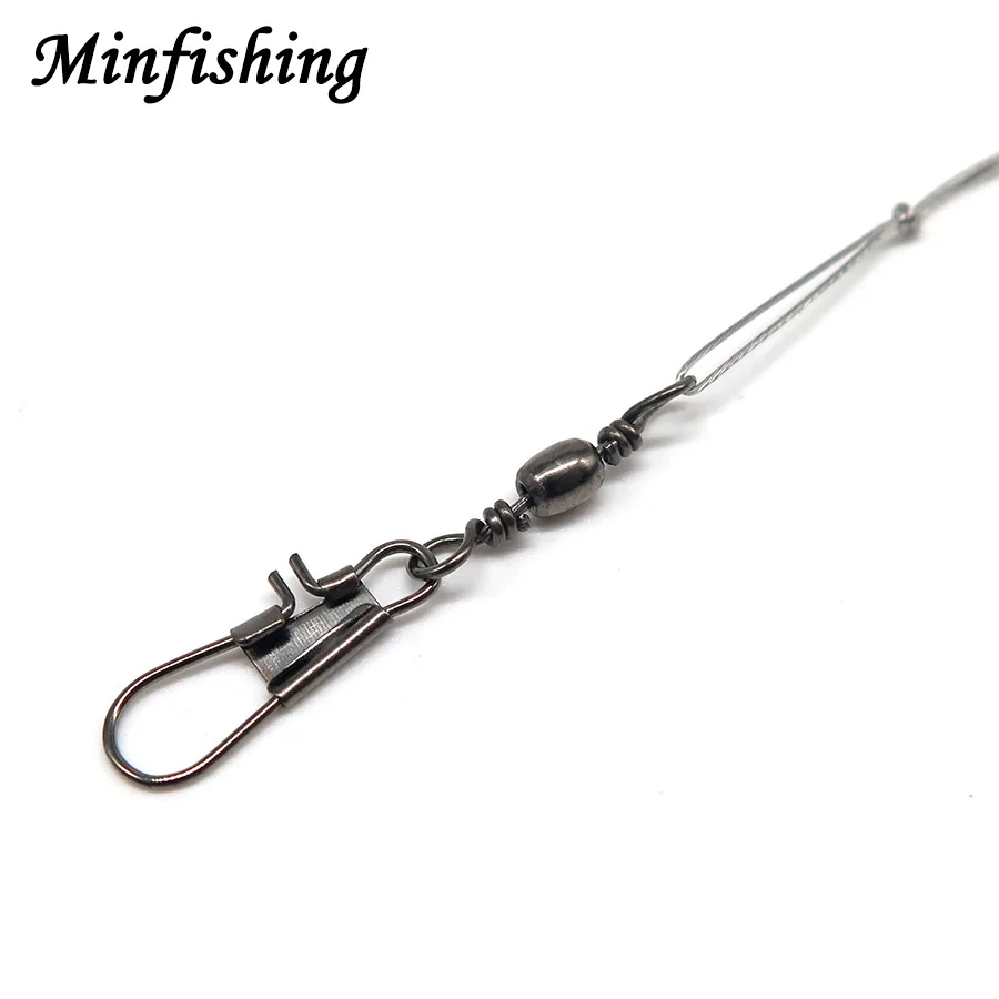 Minfishing 5 шт. рыболовный крючок Sabiki проволочная линия с баррель вертлюжная Рыбалка крючок из высокоуглеродистой стали рыболовный крючок морская рыбалка
