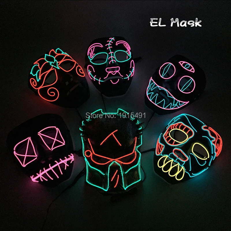 EL Rope экшн фигурка светящаяся маска серия фильм Хищник 25 летие праздник