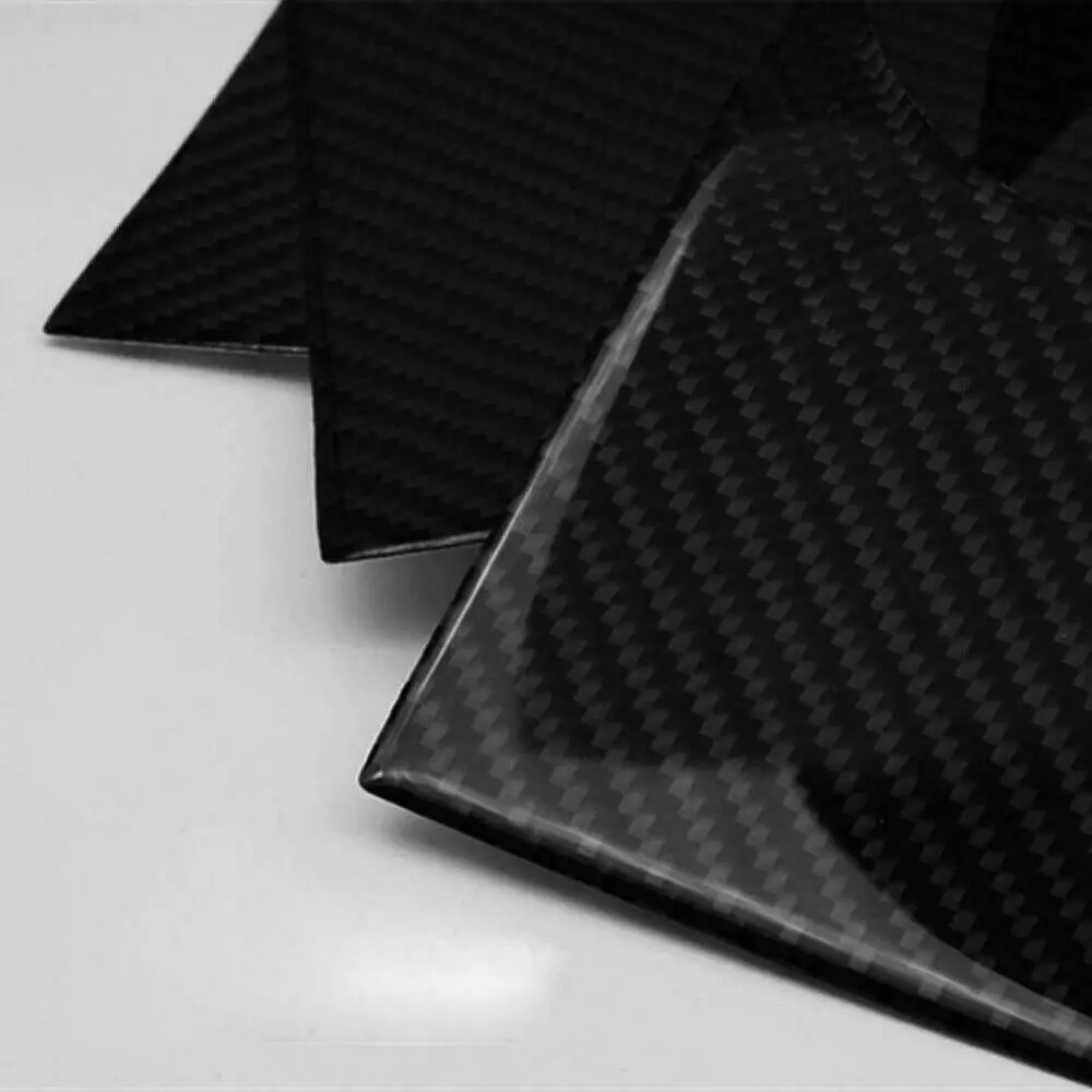 

For Tesla Model 3 Real Carbon Fiber Box Control Panel Emblem Decal 3Pcs