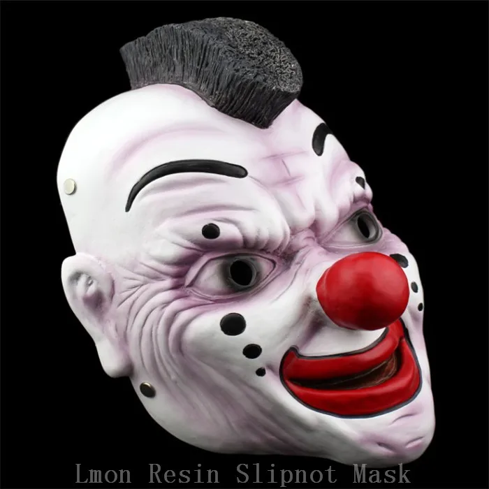 Высокое качество Slipknot маска клоуна Забавный дьявол голова страшная для
