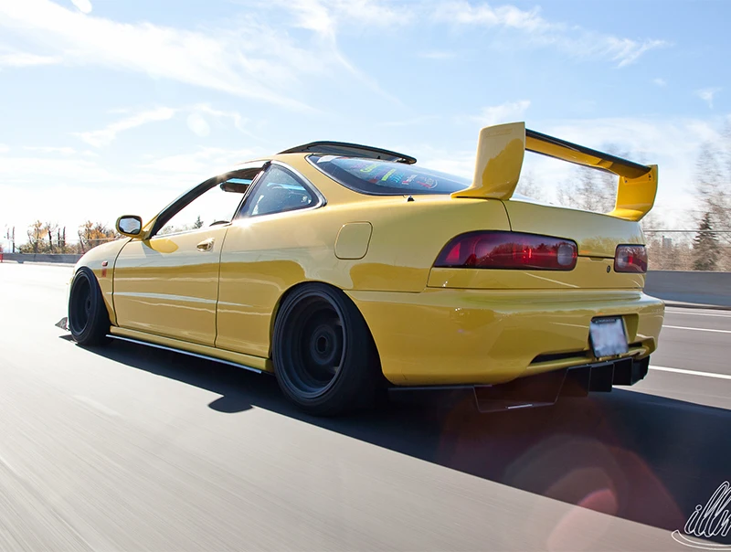 Автомобильные аксессуары для Honda 94-01 Integra DC2 FRP стекловолокно MU стиль задний