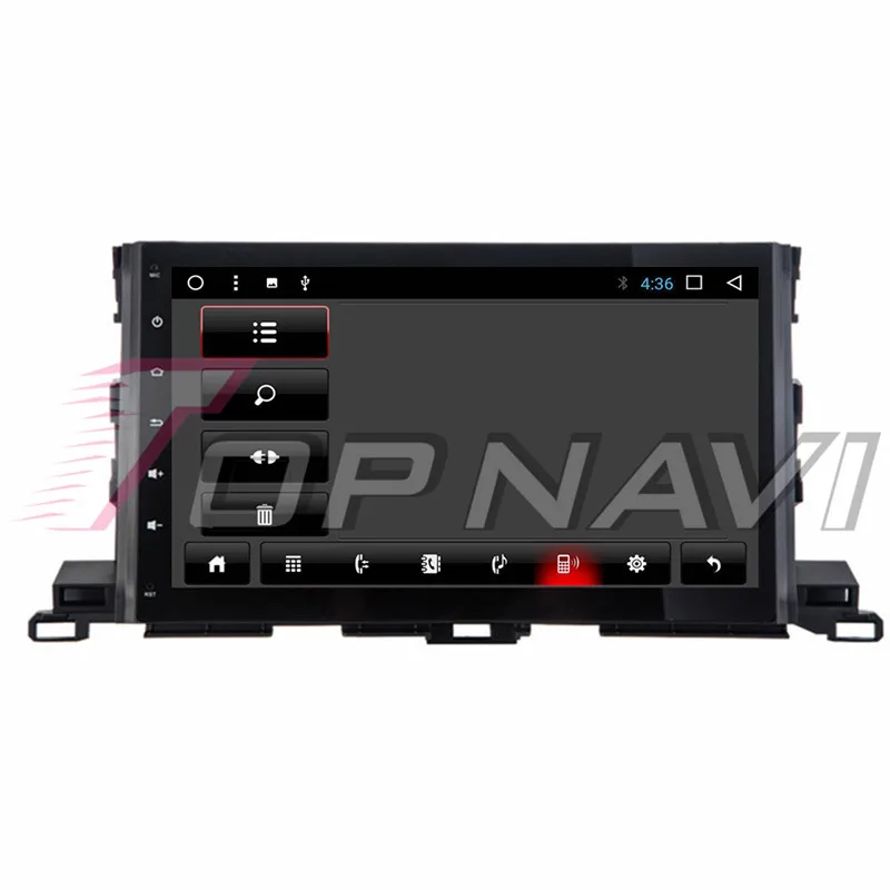 Автомобильные мультиплееры HD для Toyota Highlander 2015 Android 8 1 10 дюйма Topnavi автомобильная