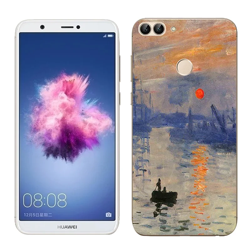 Чехол для смартфона Huawei P раскрашенный маслом 5 65 дюйма мягкий силиконовый чехол