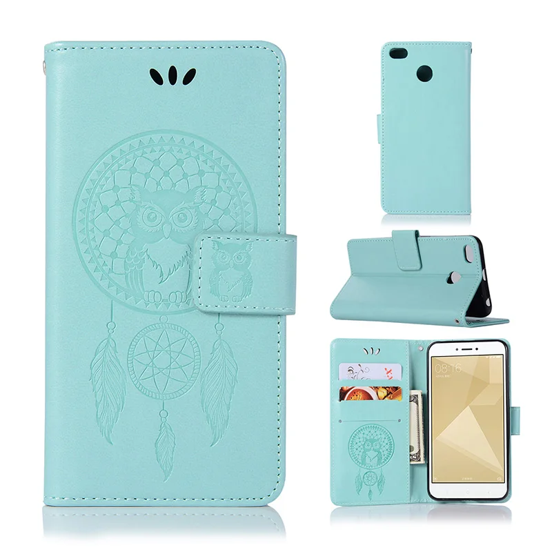 Роскошный чехол SEASHORE для Xiaomi Redmi 4X, Ретро Чехол, откидной кожаный чехол-кошелек для телефона, для Xiaomi Redmi 4X/Redmi4X, чехол s